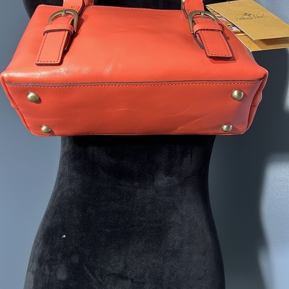 Patricia Nash Bordaux Shoulder Satchel Vintage Vegetable Tanned Leather NWT - Picture 3 of 11